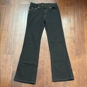 Georgiou Women's Jeans in Sepia Tone Brown-ish Color, Contrast Stitching, Size 4